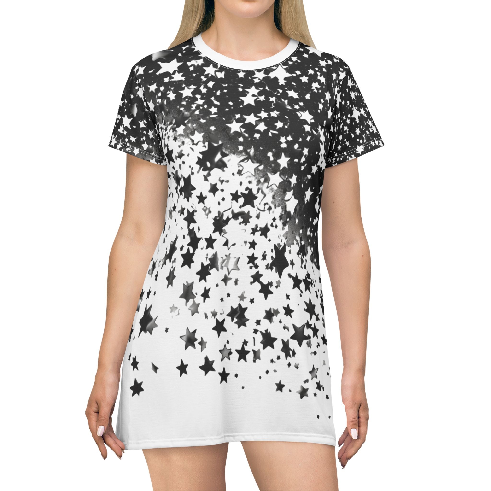 Women's Graphic T‑Shirt Dress – 100% Polyester – Light Fabric – “Dress – My Fly T-Shirts