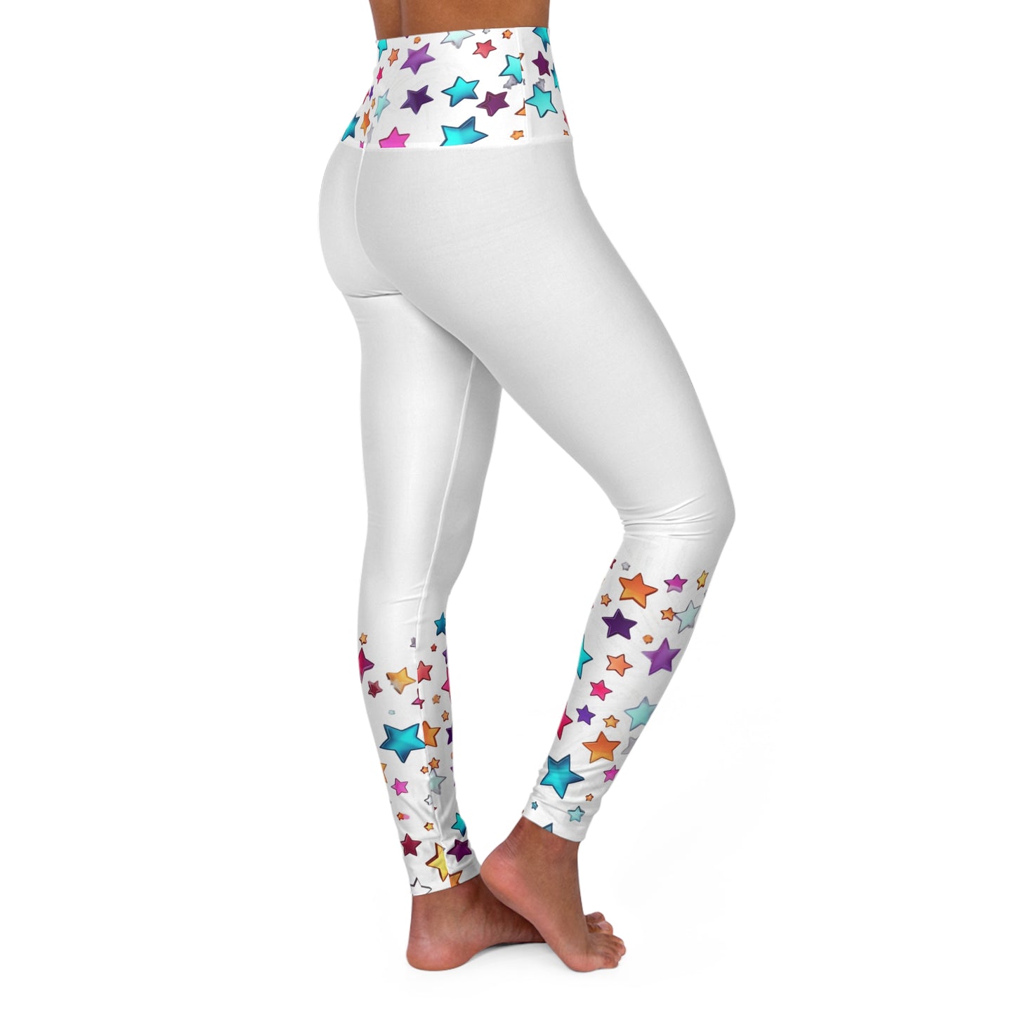 Women’s High‑Waisted Graphic Yoga Pants – 100% Polyester – Skinny Fit – “Pants 021”