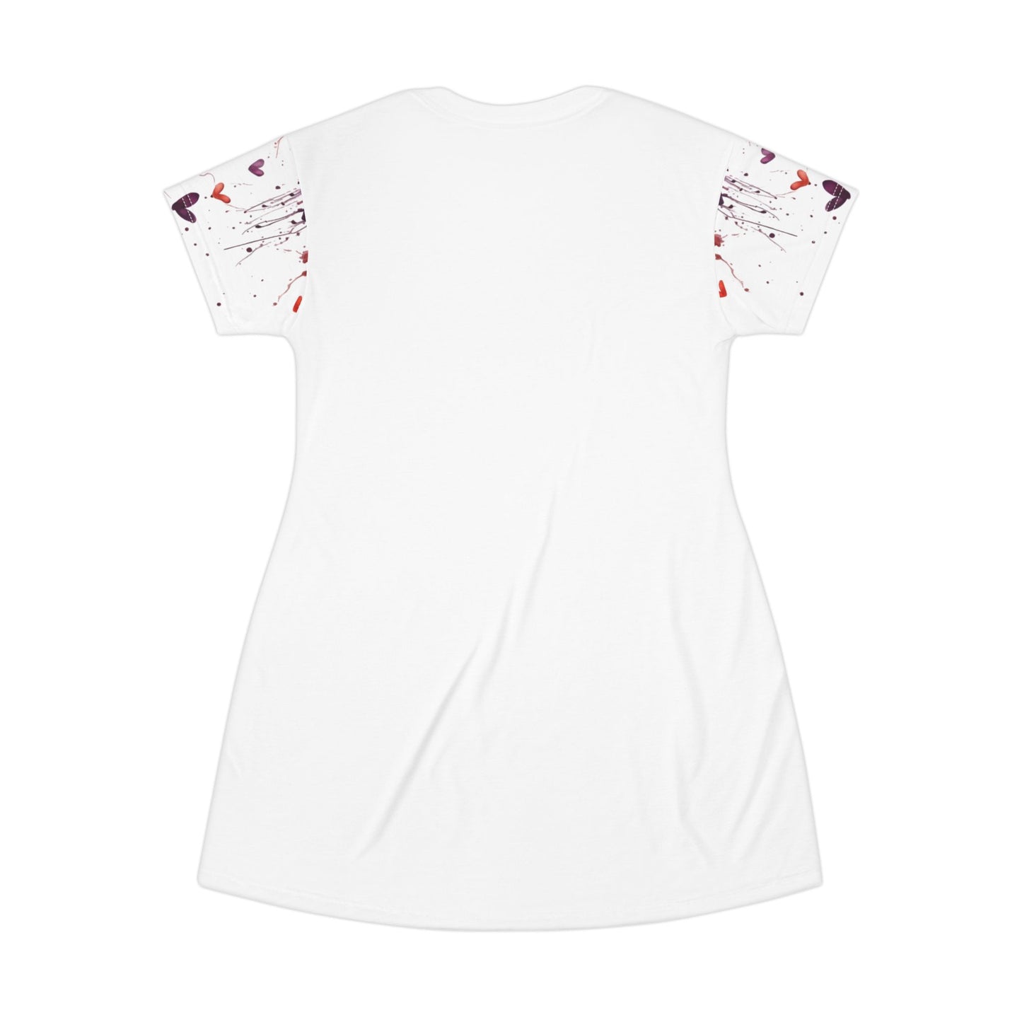 Women’s Graphic T‑Shirt Dress – 100% Polyester – Light Fabric – “Dress 018”