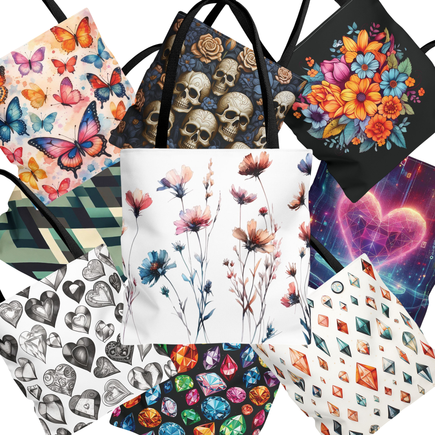 Graphic Tote Bags