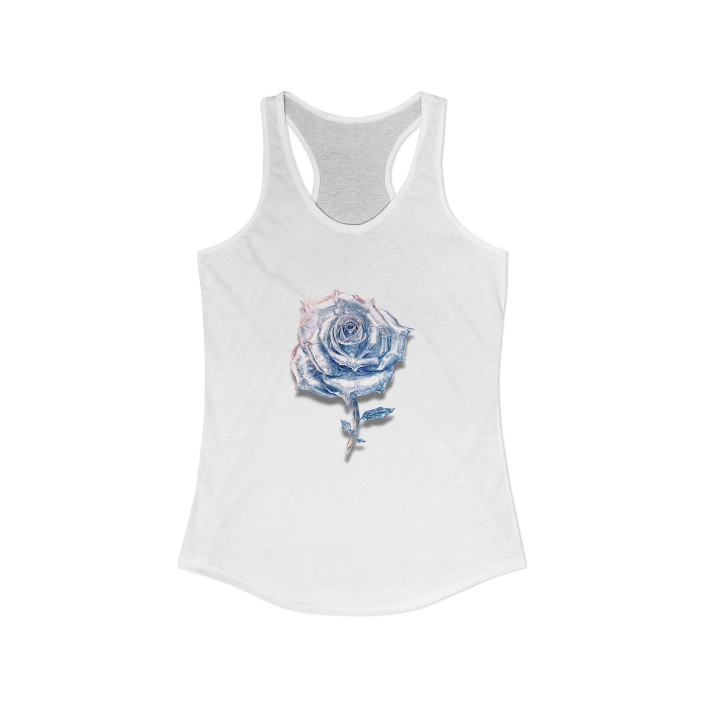 Women’s Graphic Ideal Racerback Tank – 60% Combed Cotton / 40% Polyester – Slim Fit – “Tank 006”
