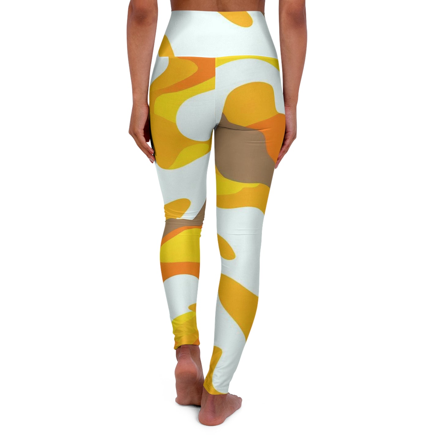 Women’s High‑Waisted Graphic Yoga Pants – 100% Polyester – Skinny Fit – “Pants 012”
