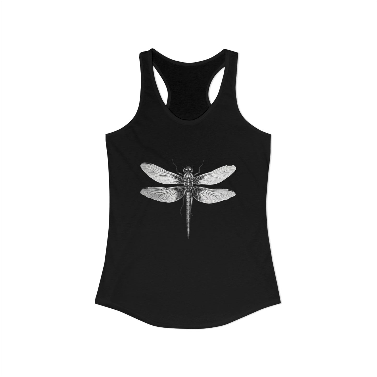 Women’s Graphic Ideal Racerback Tank – 60% Combed Cotton / 40% Polyester – Slim Fit – “Tank 005”