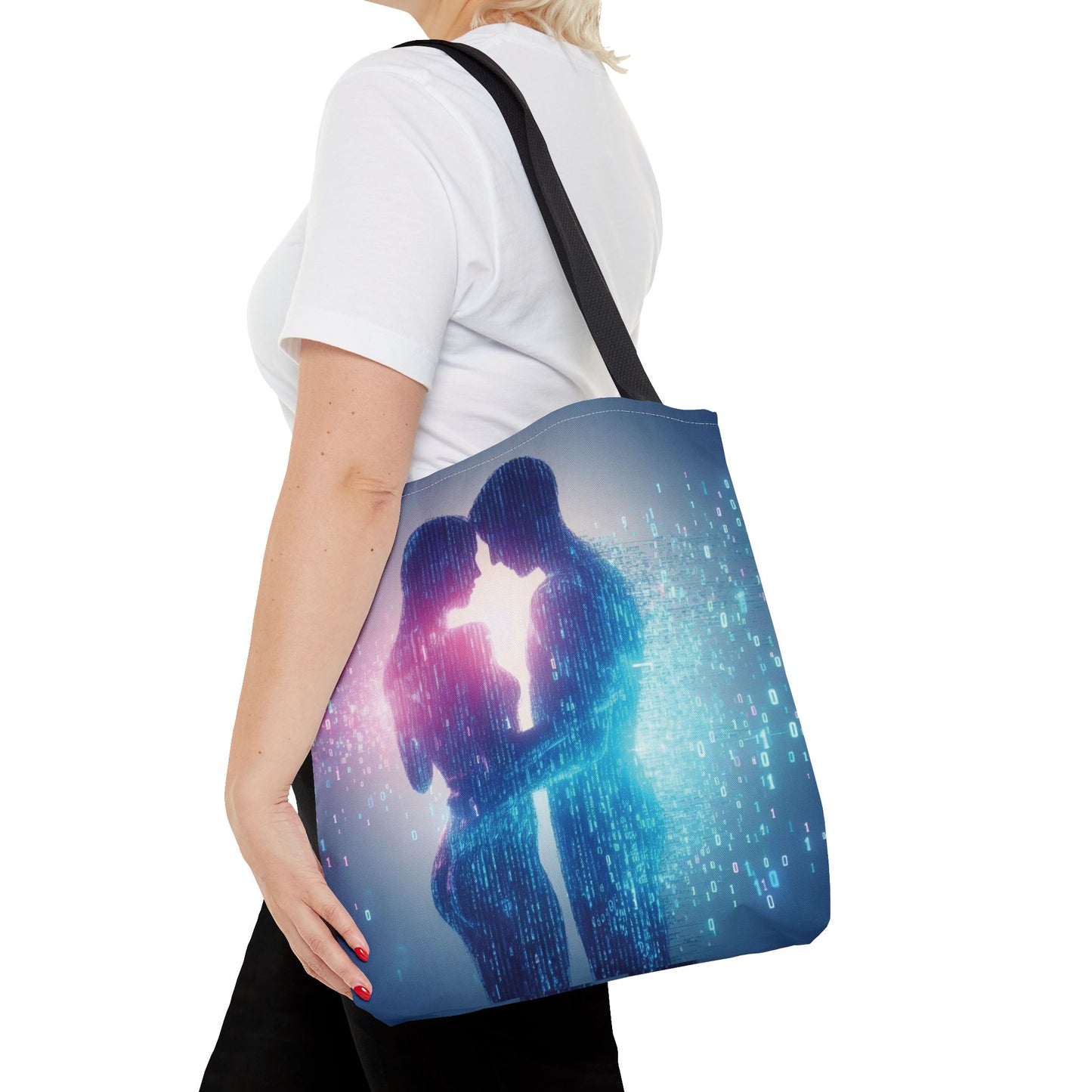 Binary Lovers Tote Bag – 100% Polyester – 2 Sizes