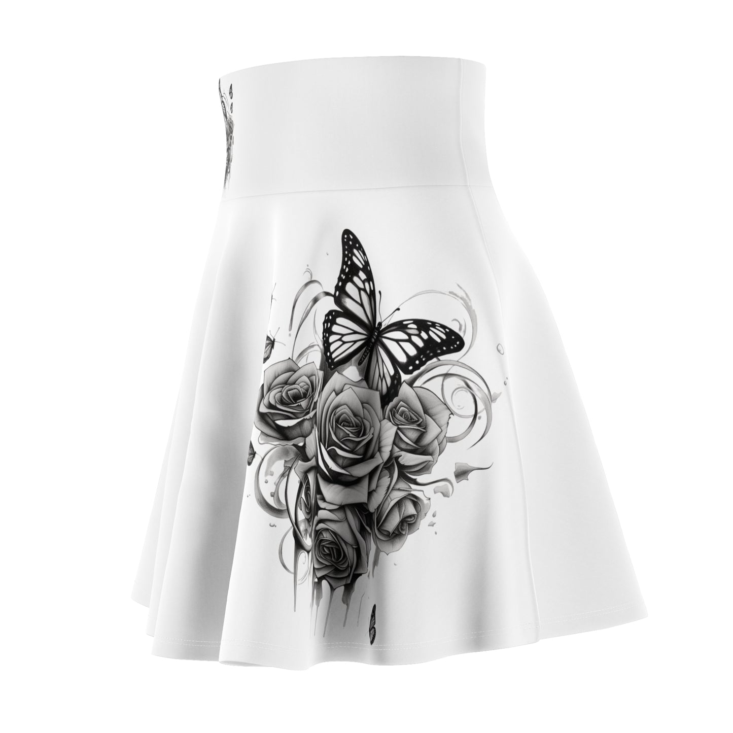 Women’s Graphic Skater Skirt – 95% Polyester / 5% Spandex – Versatile Fit – “Skirt 022”