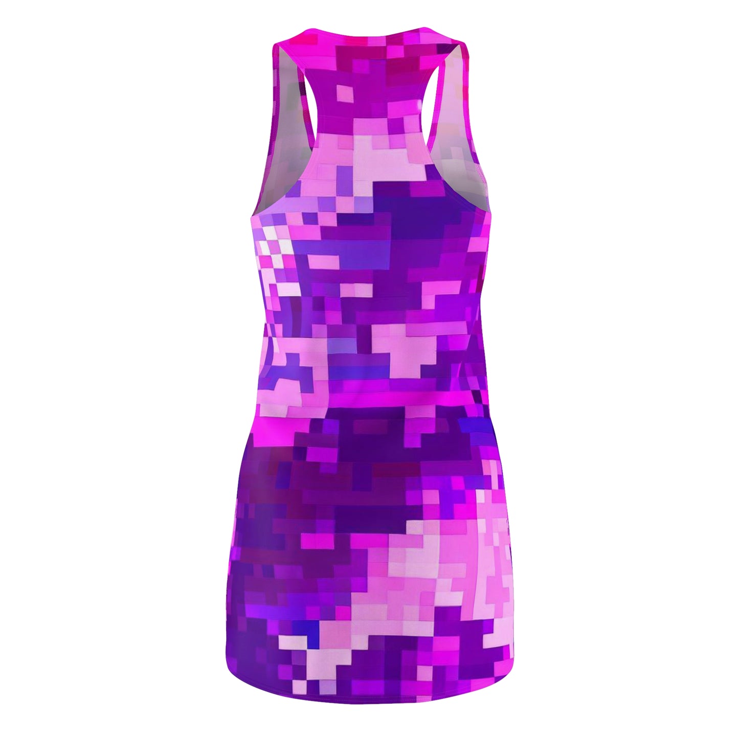 Women’s Graphic Cut & Sew Racerback Dress – 100% Polyester – “Racer 010”