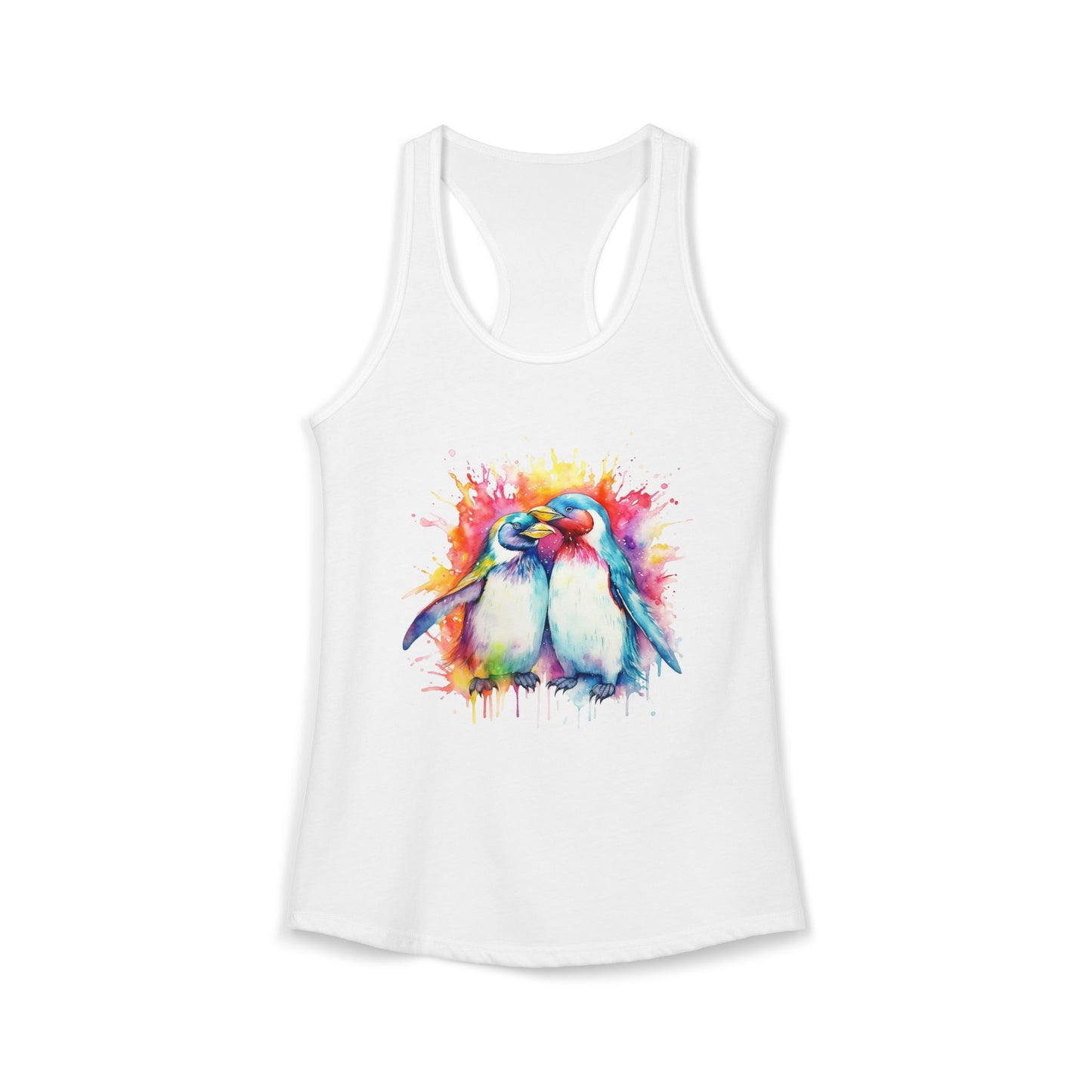 Women’s Graphic Ideal Racerback Tank – 60% Combed Cotton / 40% Polyester – Slim Fit – “Tank 004”