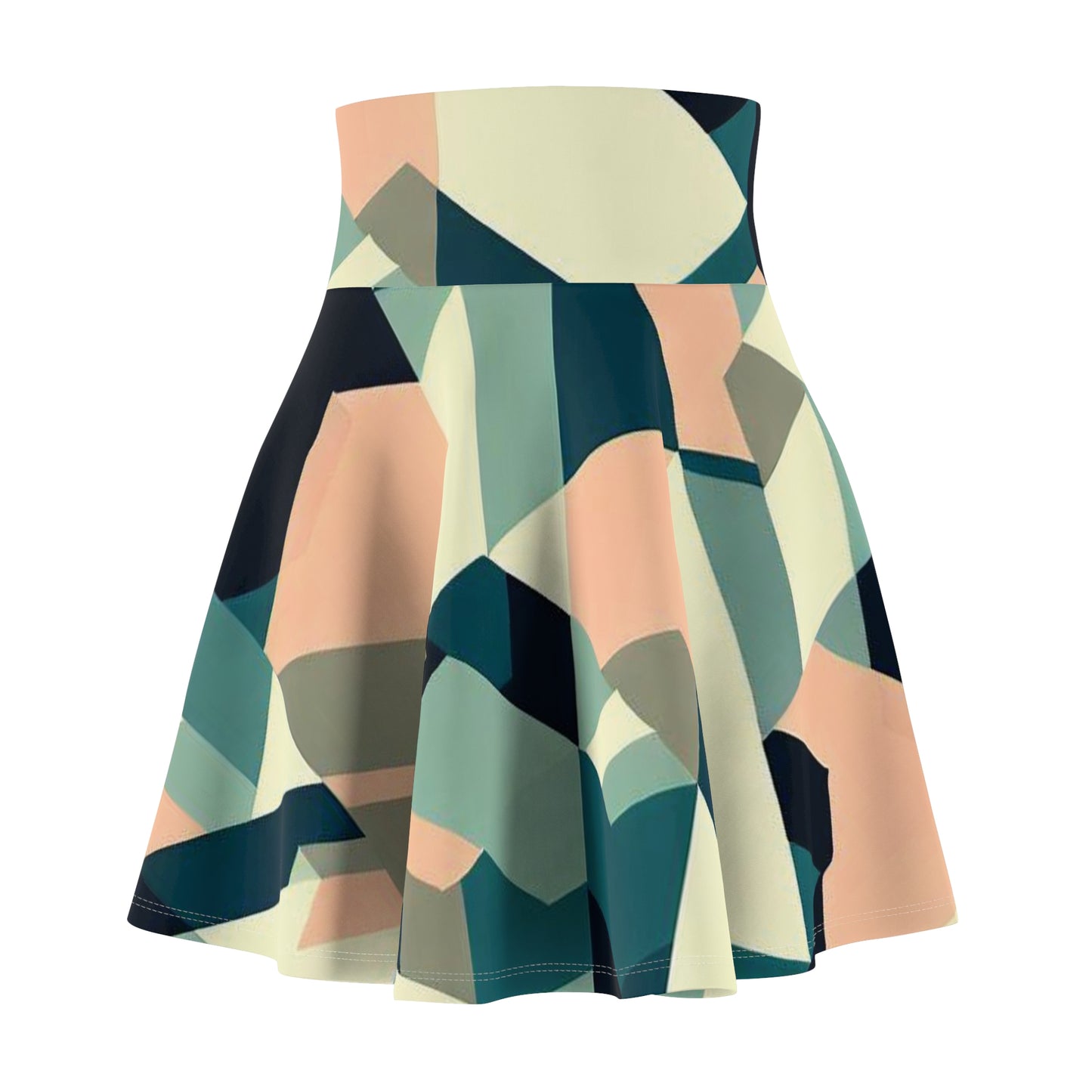 Women’s Graphic Skater Skirt – 95% Polyester / 5% Spandex – Versatile Fit – “Skirt 007”