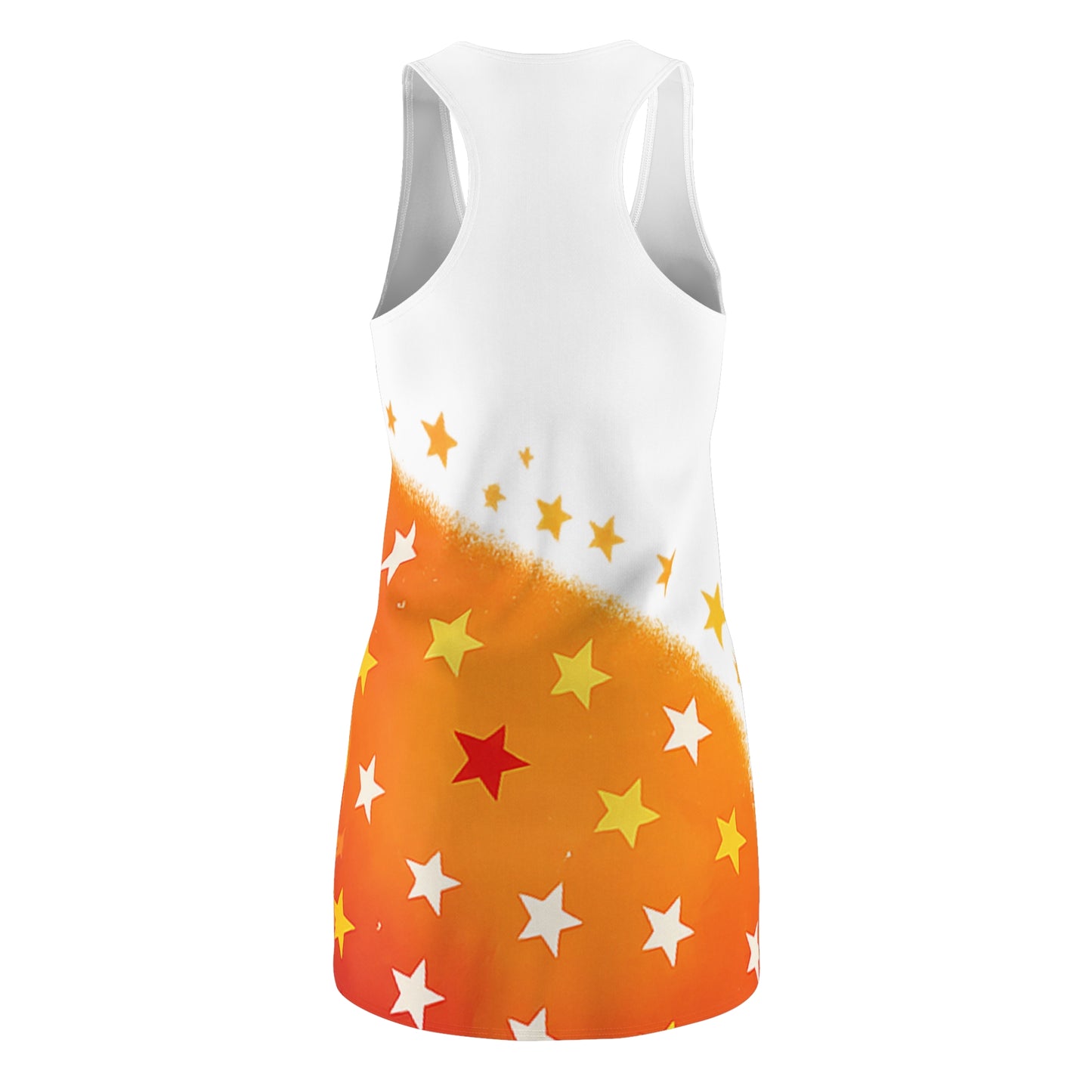 Women’s Graphic Cut & Sew Racerback Dress – 100% Polyester – “Racer 022”