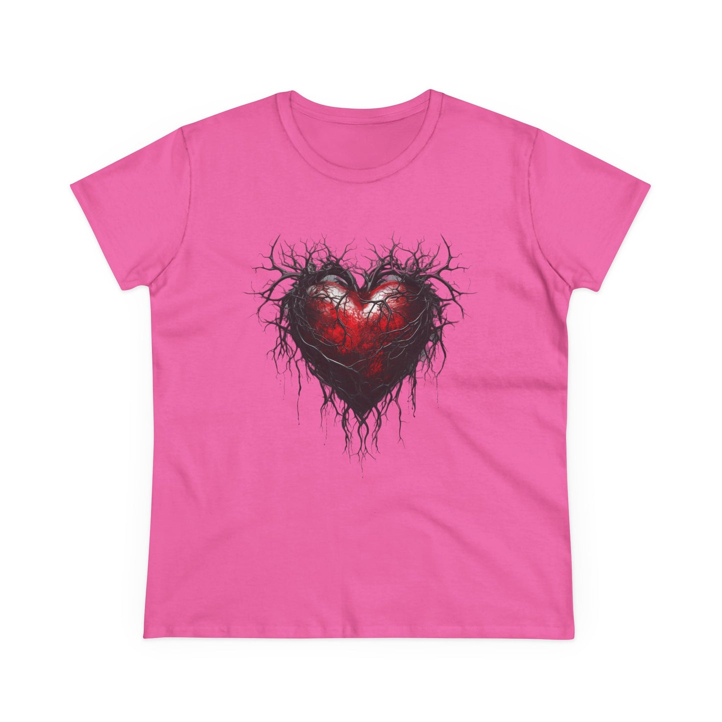 Women’s Graphic Midweight Tee – 100% Cotton – Semi‑Fitted – “Tee 005”