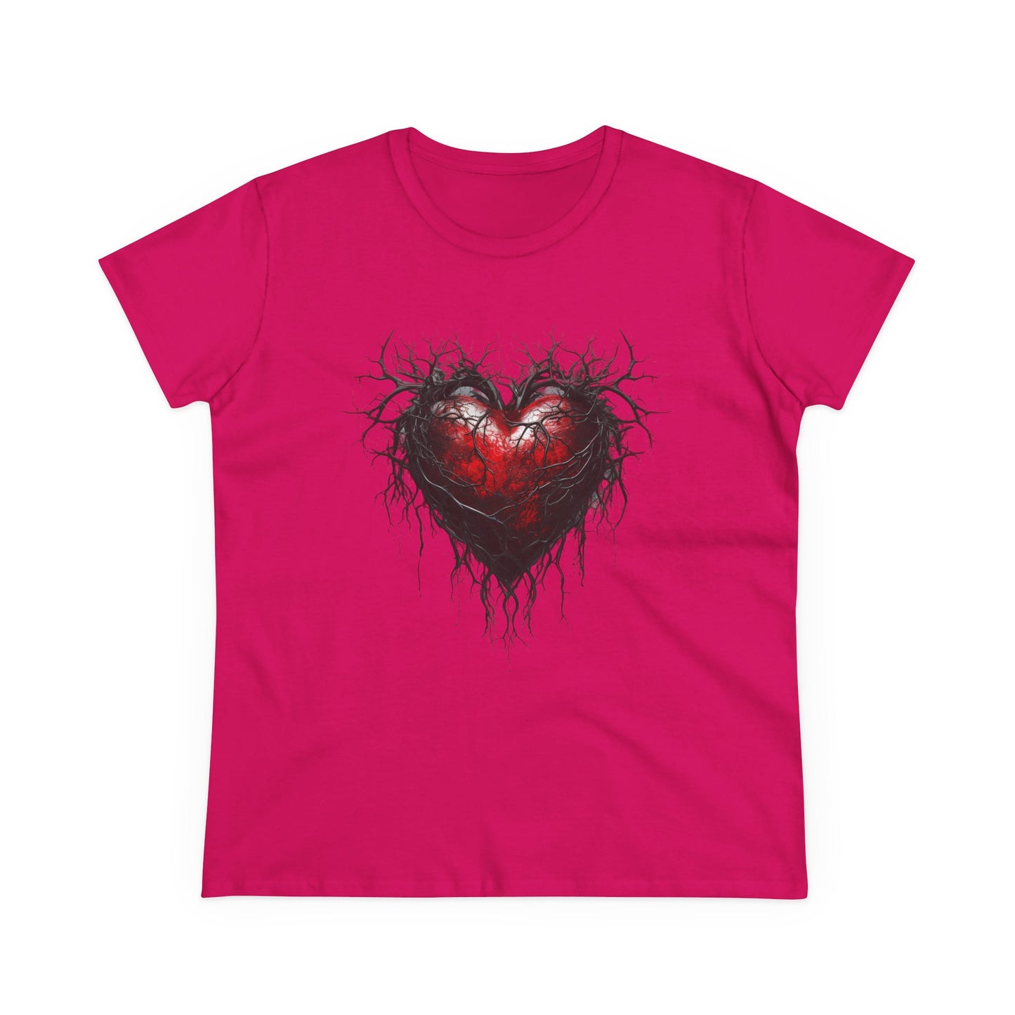 Women’s Graphic Midweight Tee – 100% Cotton – Semi‑Fitted – “Tee 005”