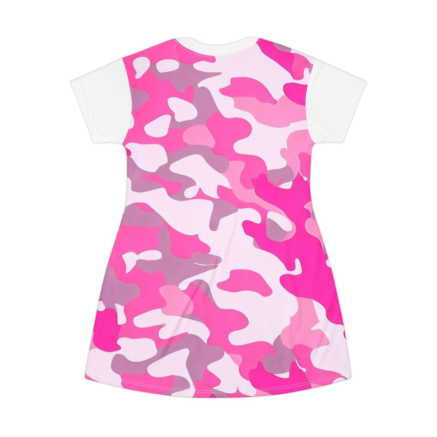 Women’s Graphic T‑Shirt Dress – 100% Polyester – Light Fabric – “Dress 011”