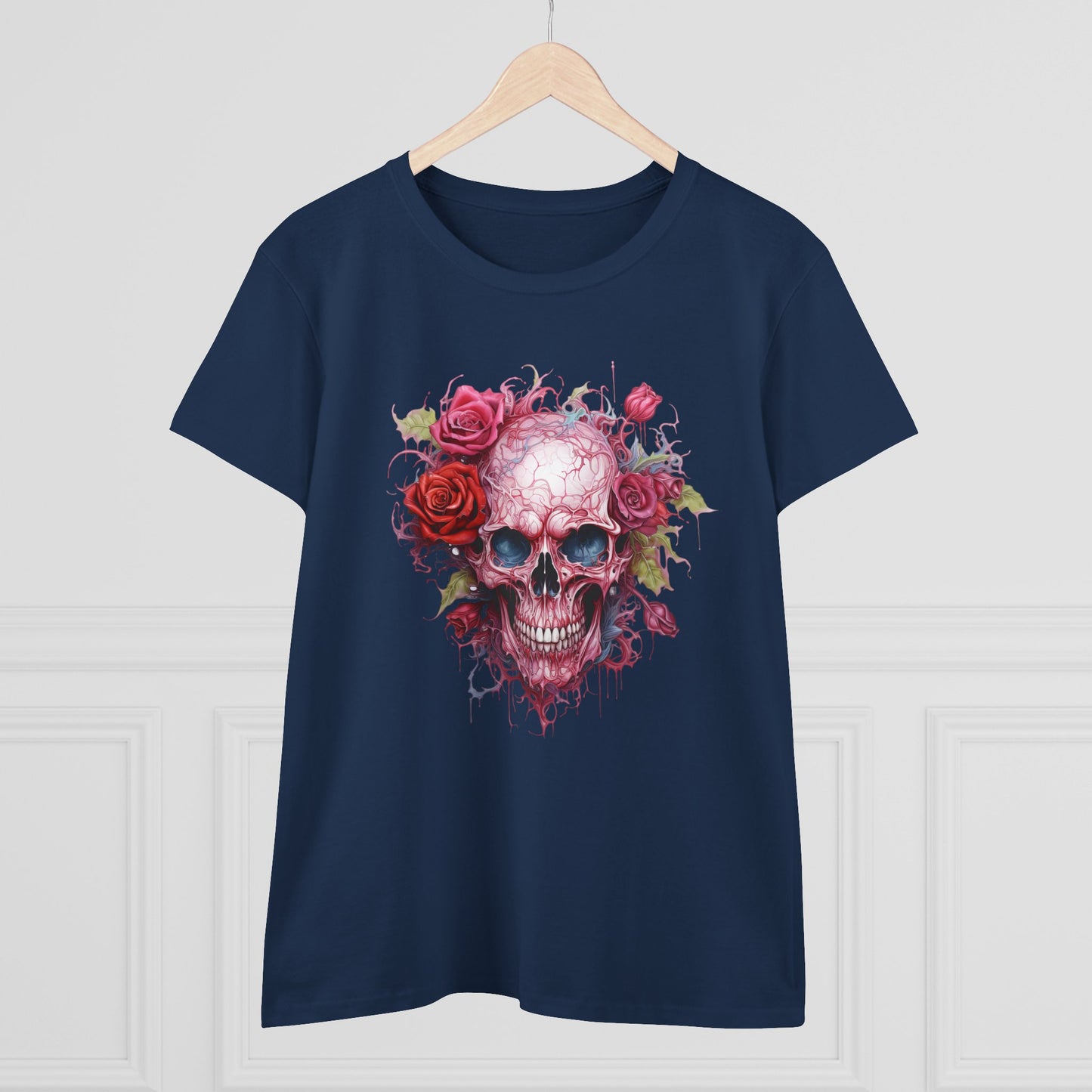Women’s Graphic Midweight Tee – 100% Cotton – Semi‑Fitted – “Tee 006”