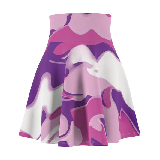 Women’s Graphic Skater Skirt – 95% Polyester / 5% Spandex – Versatile Fit – “Skirt 011”