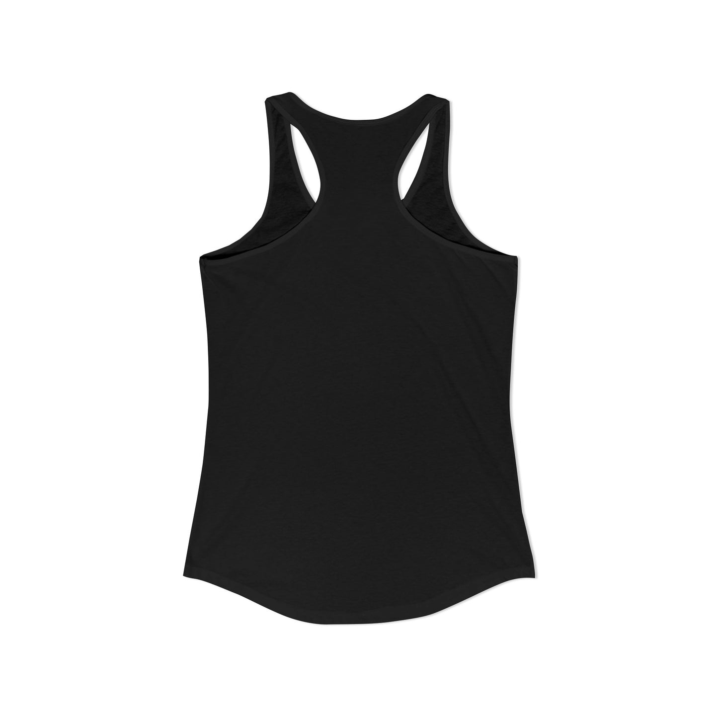 Women’s Graphic Ideal Racerback Tank – 60% Combed Cotton / 40% Polyester – Slim Fit – “Tank 005”