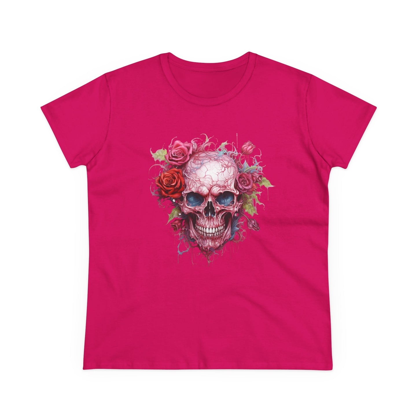 Women’s Graphic Midweight Tee – 100% Cotton – Semi‑Fitted – “Tee 006”