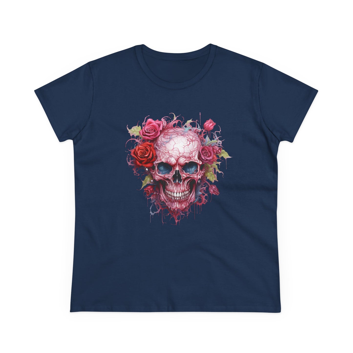 Women’s Graphic Midweight Tee – 100% Cotton – Semi‑Fitted – “Tee 006”