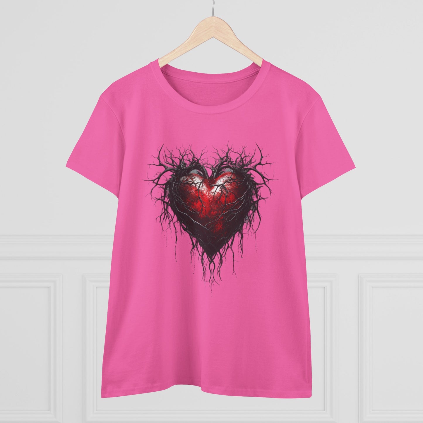 Women’s Graphic Midweight Tee – 100% Cotton – Semi‑Fitted – “Tee 005”