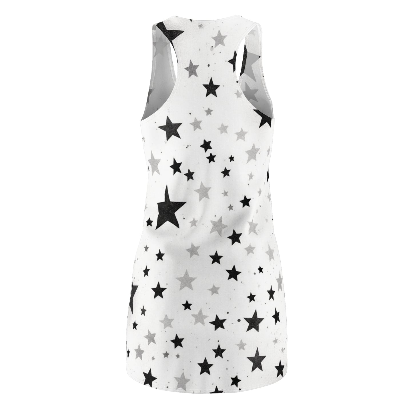 Women’s Graphic Cut & Sew Racerback Dress – 100% Polyester – “Racer 023”