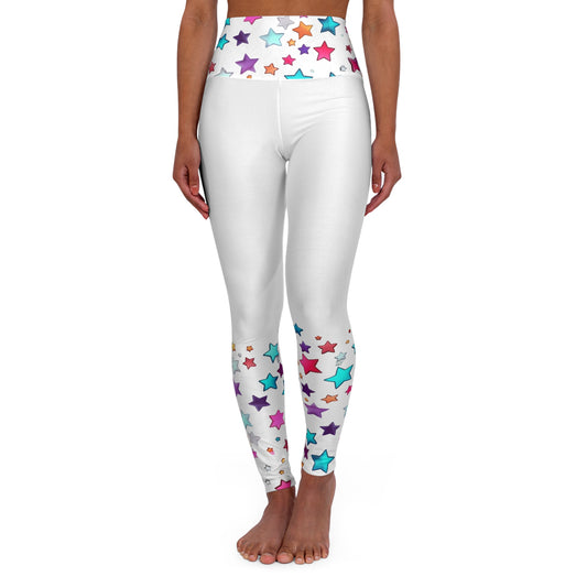 Women’s High‑Waisted Graphic Yoga Pants – 100% Polyester – Skinny Fit – “Pants 021”
