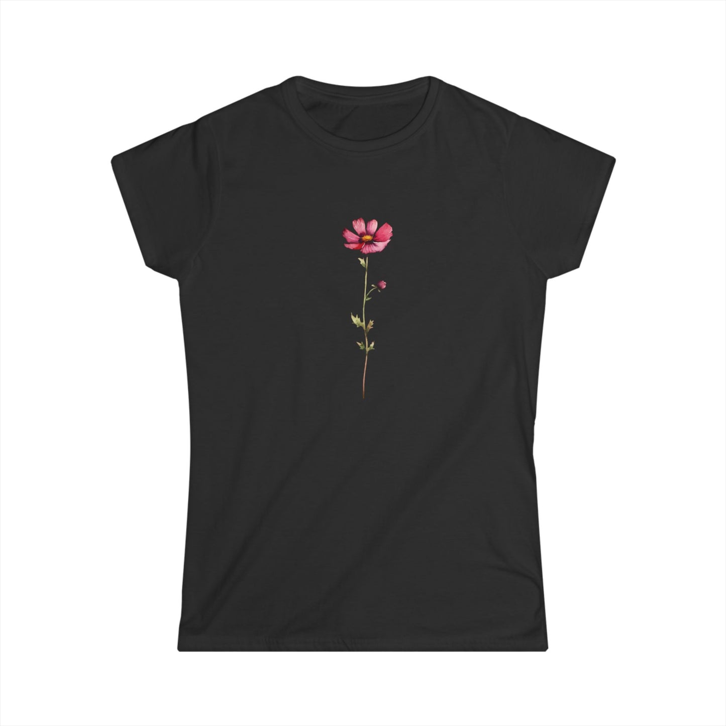 Women’s Graphic Softstyle Tee – 100% Ring Spun Cotton – Semi Fitted – “Tee 023”