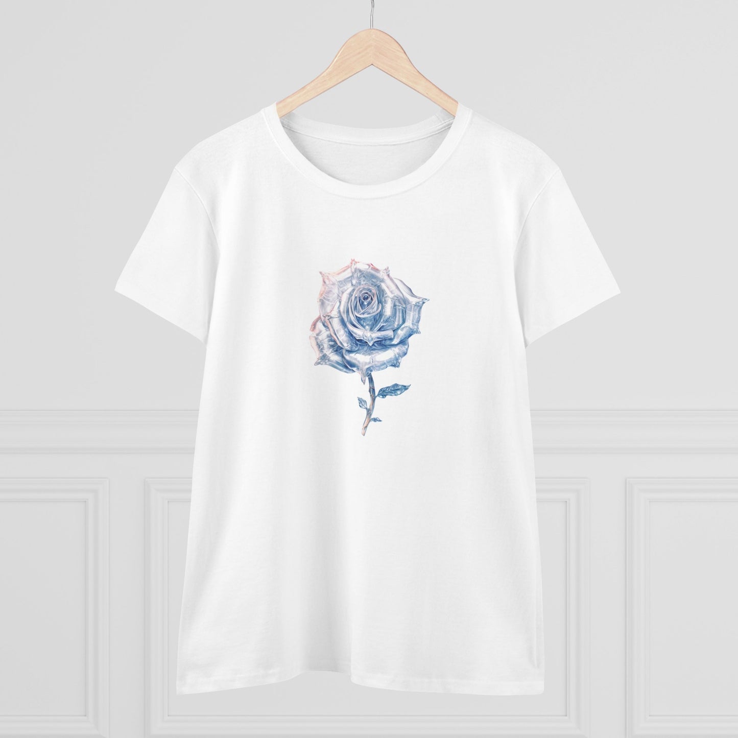 Women’s Graphic Midweight Tee – 100% Cotton – Semi Fitted – “Tee 014”