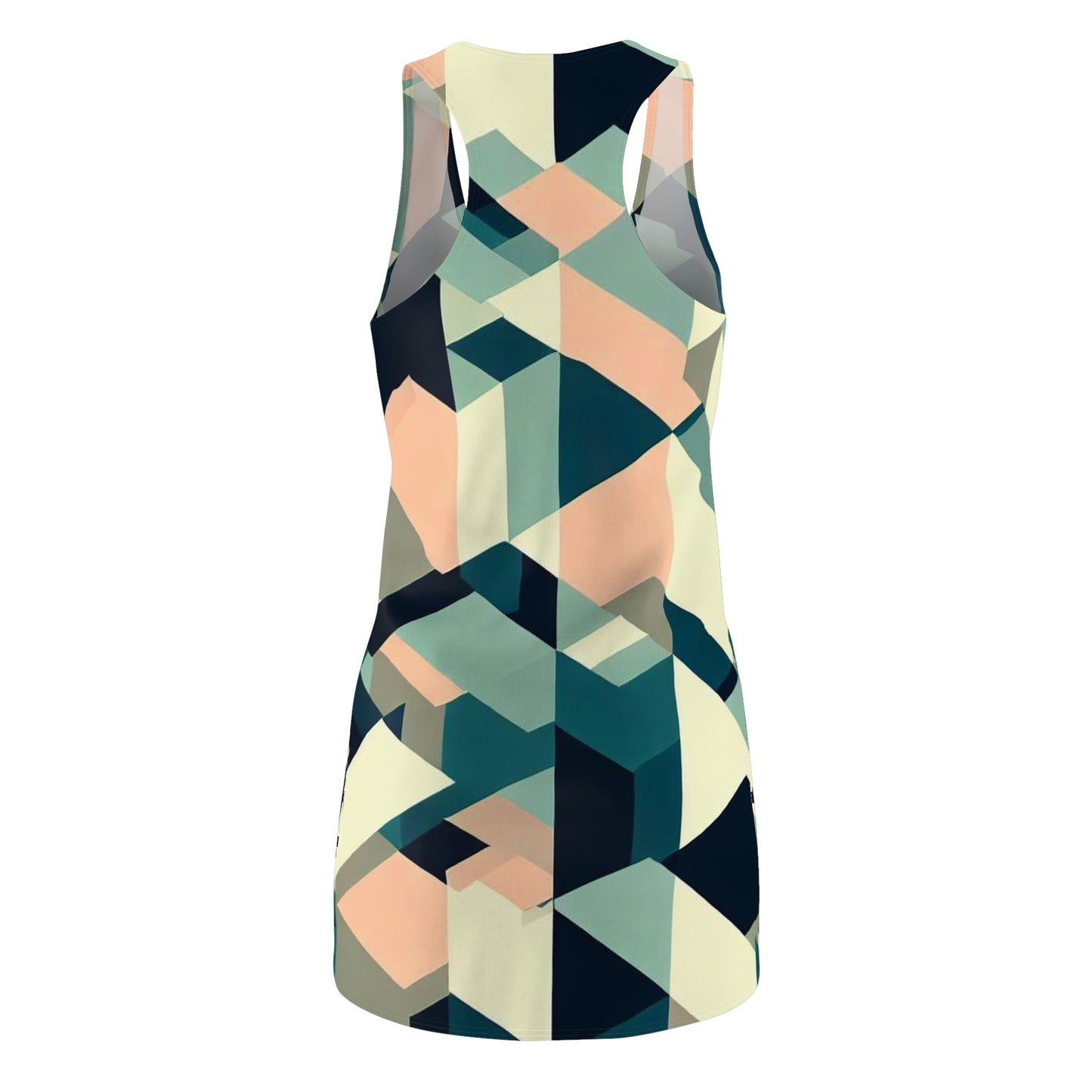 Women’s Graphic Cut & Sew Racerback Dress – 100% Polyester – “Racer 009”