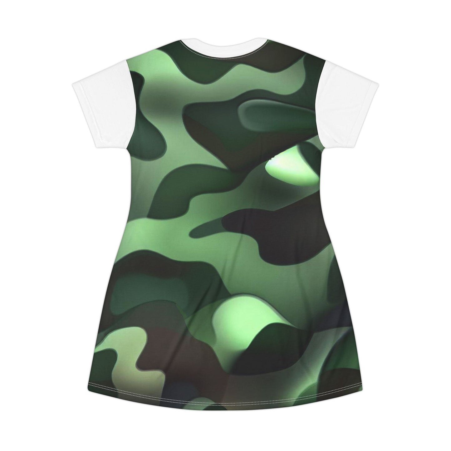 Women’s Graphic T‑Shirt Dress – 100% Polyester – Light Fabric – “Dress 013”