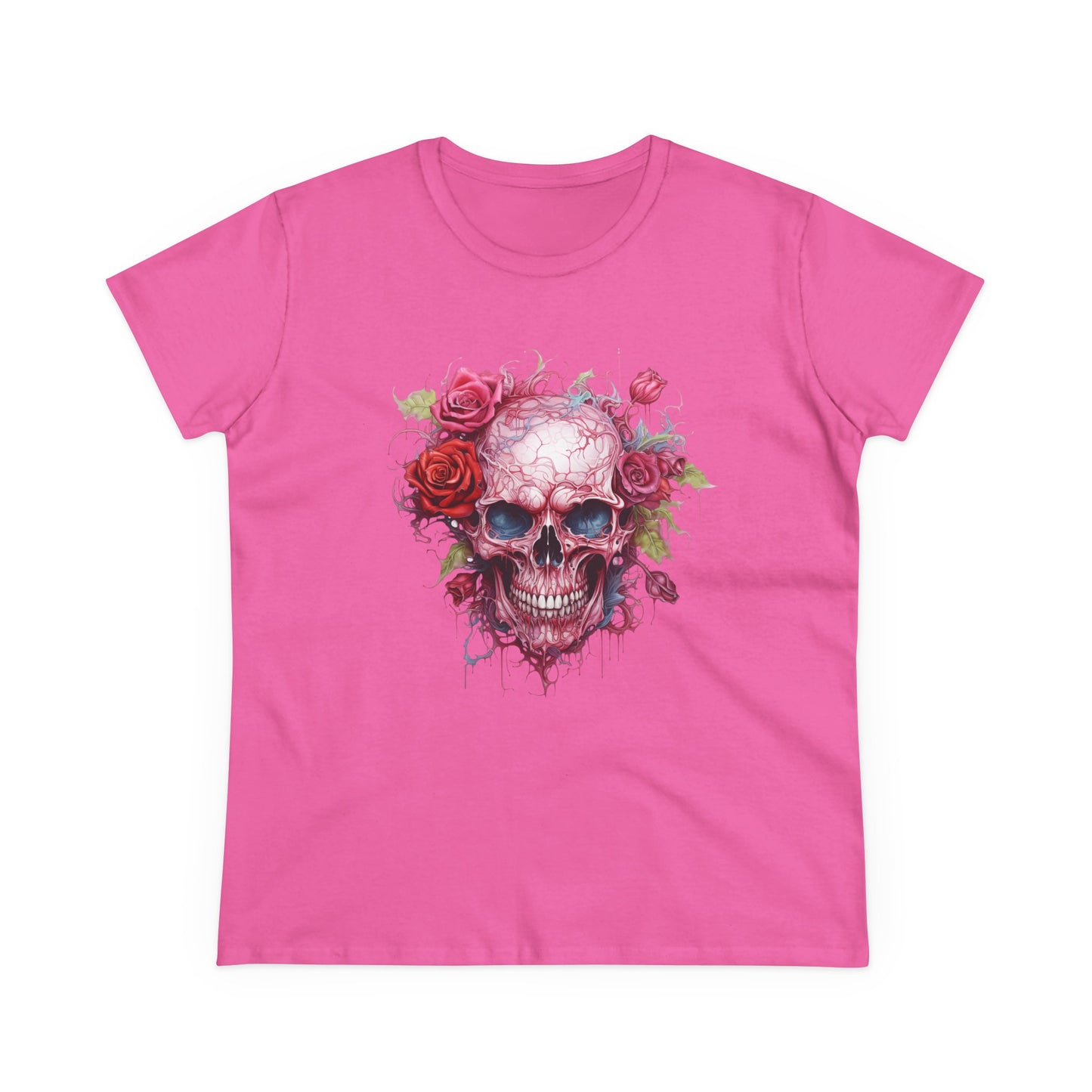 Women’s Graphic Midweight Tee – 100% Cotton – Semi‑Fitted – “Tee 006”