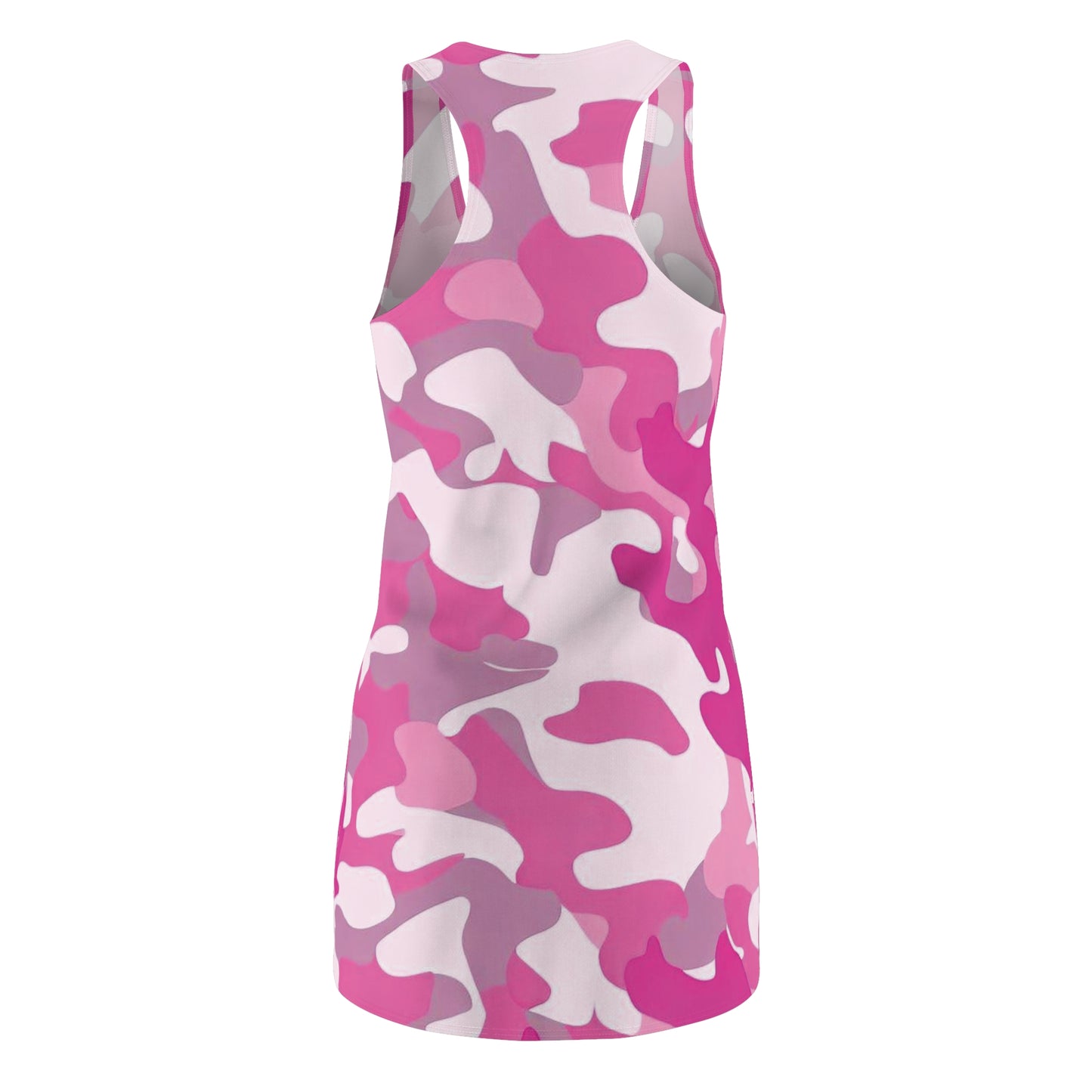 Women’s Graphic Cut & Sew Racerback Dress – 100% Polyester – “Racer 012”