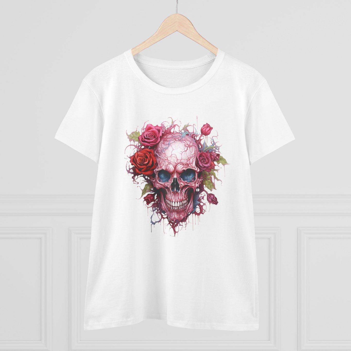 Women’s Graphic Midweight Tee – 100% Cotton – Semi‑Fitted – “Tee 006”