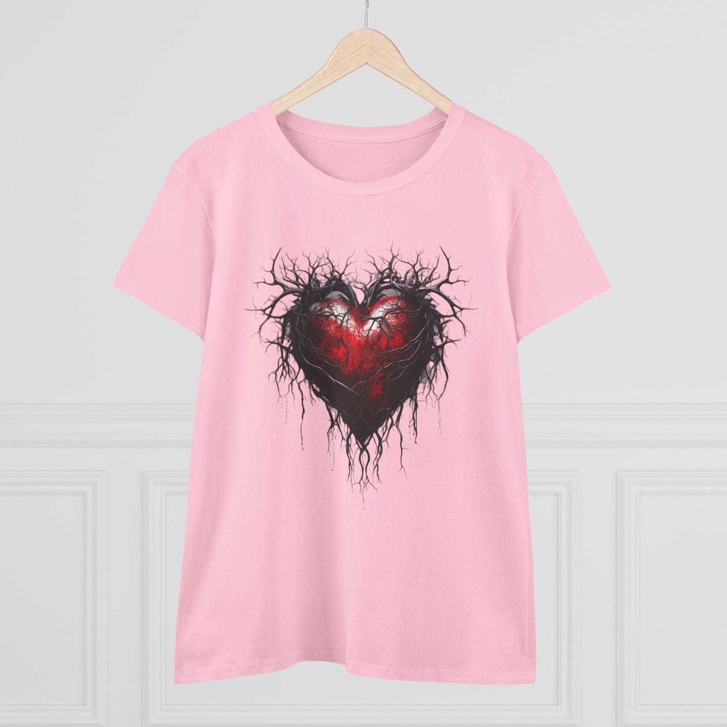 Women’s Graphic Midweight Tee – 100% Cotton – Semi‑Fitted – “Tee 005”