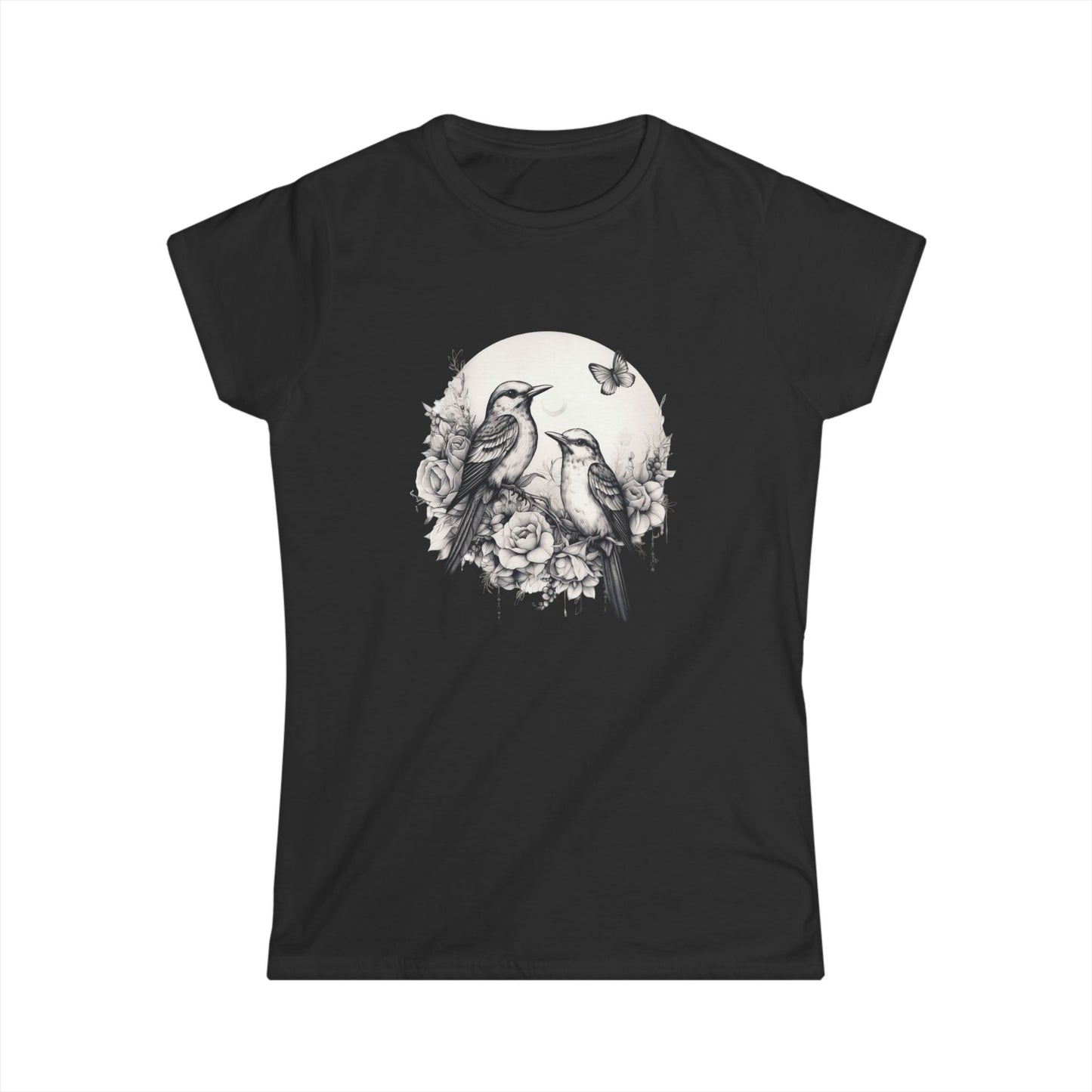 Women’s Graphic Softstyle Tee – 100% Ring Spun Cotton – Semi Fitted – “Tee 060”