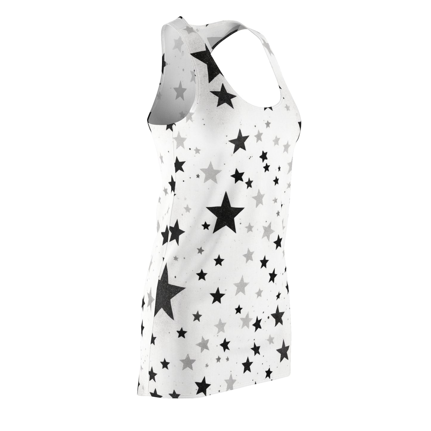 Women’s Graphic Cut & Sew Racerback Dress – 100% Polyester – “Racer 023”