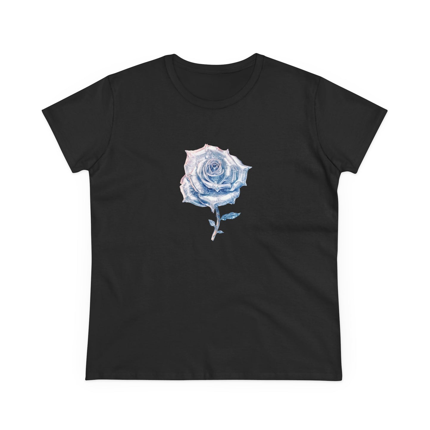 Women’s Graphic Midweight Tee – 100% Cotton – Semi Fitted – “Tee 014”