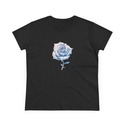 Women’s Graphic Midweight Tee – 100% Cotton – Semi Fitted – “Tee 014”