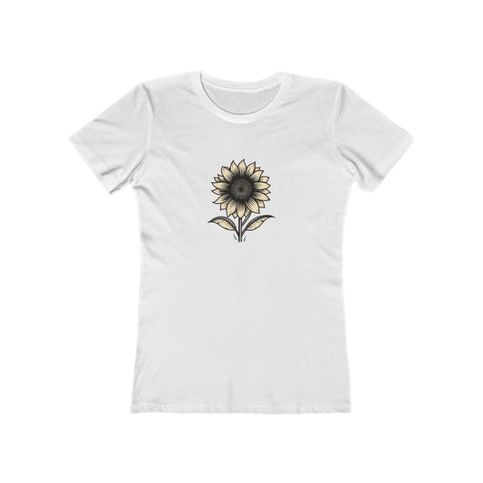Women’s Comfy Graphic Boyfriend Tee – 100% Cotton – Slim Fit – “Tee 020”