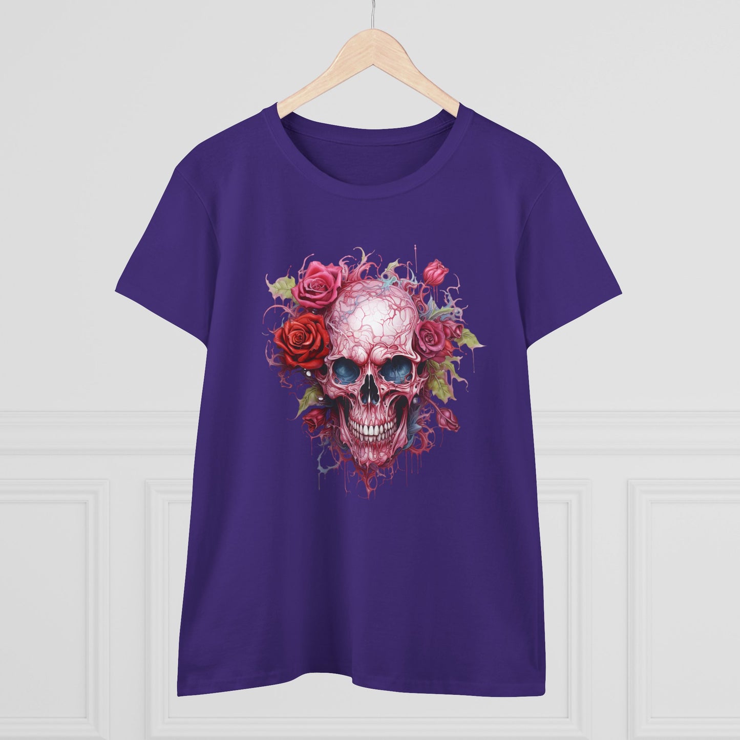 Women’s Graphic Midweight Tee – 100% Cotton – Semi‑Fitted – “Tee 006”