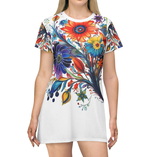 graphic dress Cold Large Spice up your summer wardrobe with our playful KH Graphic Tank Dress Women's Graphic TShirt Dresses