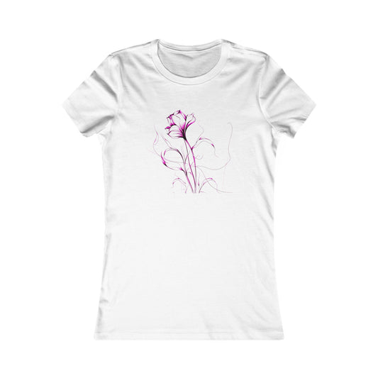 Women’s Favorite Graphic Tee – 100% Cotton – Slim Fit – “Tee 001”