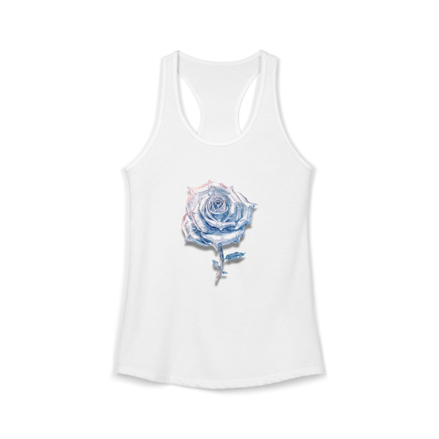 Women’s Graphic Ideal Racerback Tank – 60% Combed Cotton / 40% Polyester – Slim Fit – “Tank 006”