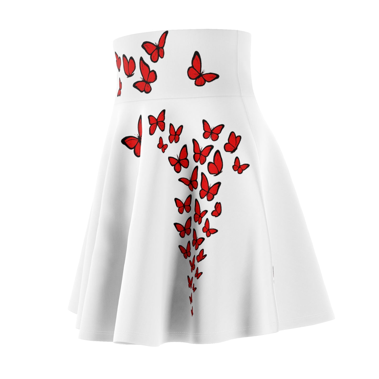 Women’s Graphic Skater Skirt – 95% Polyester / 5% Spandex – Versatile Fit – “Skirt 018”