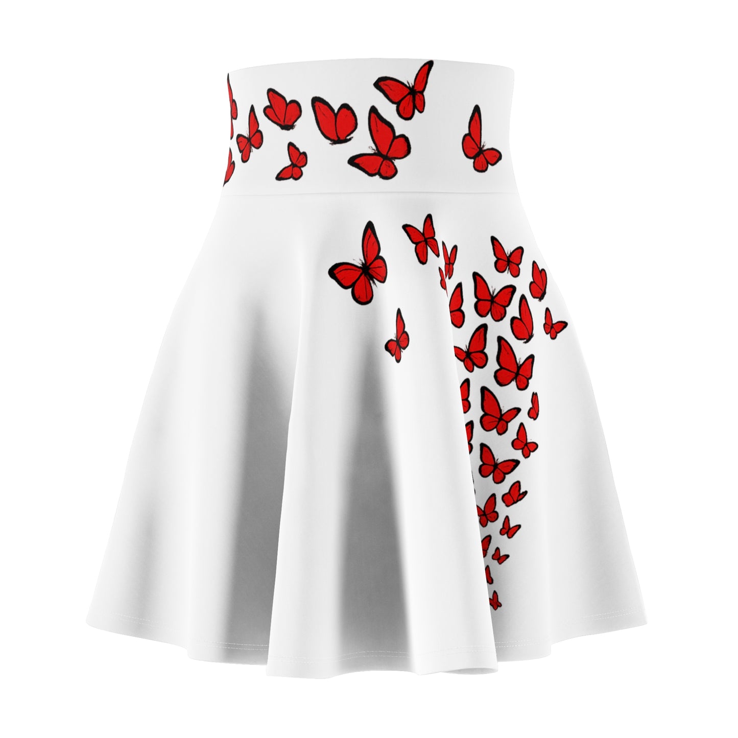 Women’s Graphic Skater Skirt – 95% Polyester / 5% Spandex – Versatile Fit – “Skirt 018”