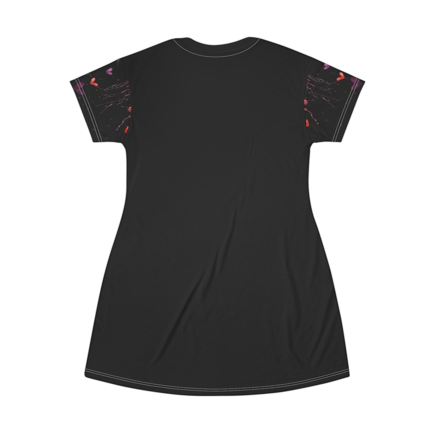 Women’s Graphic T‑Shirt Dress – 100% Polyester – Light Fabric – “Dress 015”