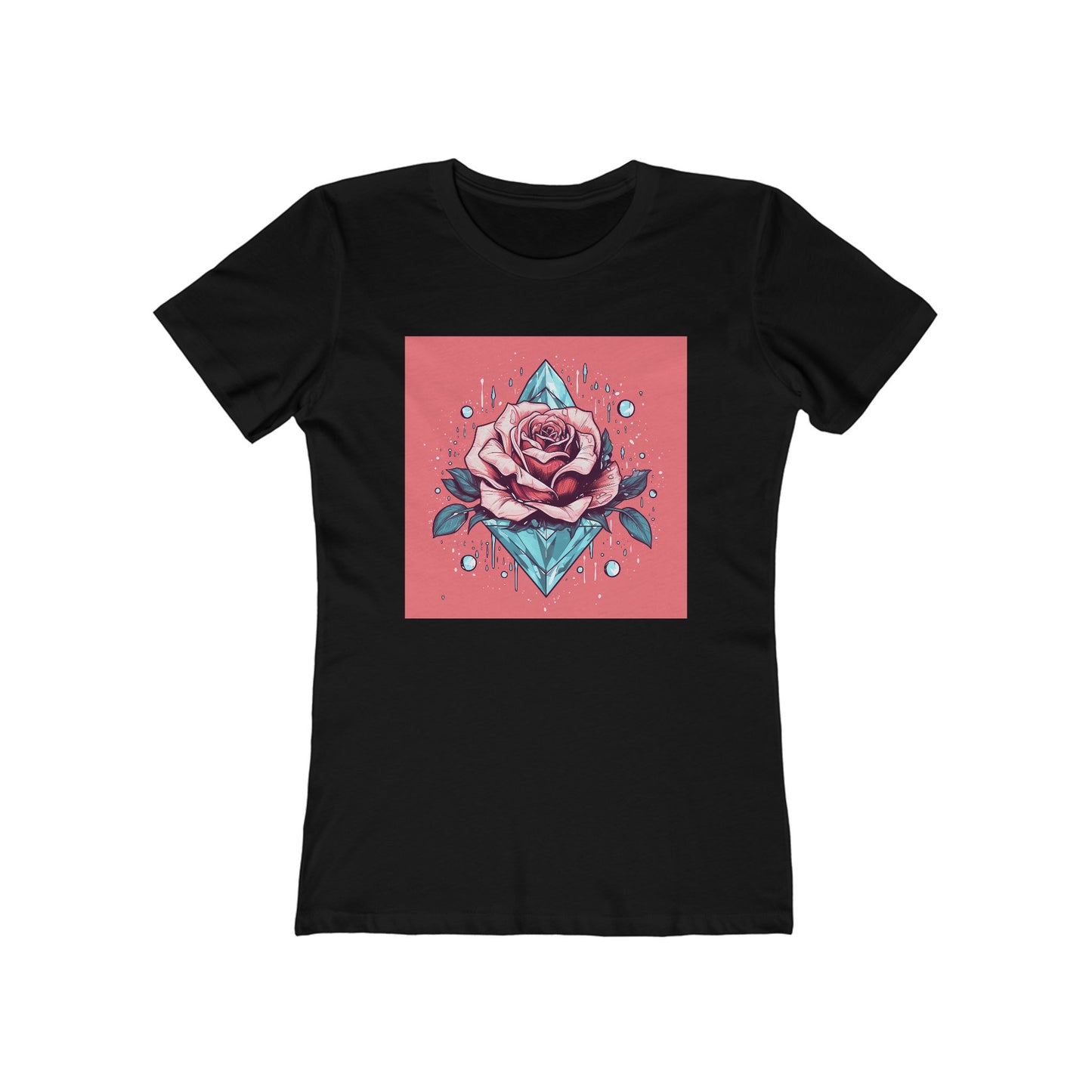 Women’s Comfy Graphic Boyfriend Tee – 100% Cotton – Slim Fit – “Tee 019”