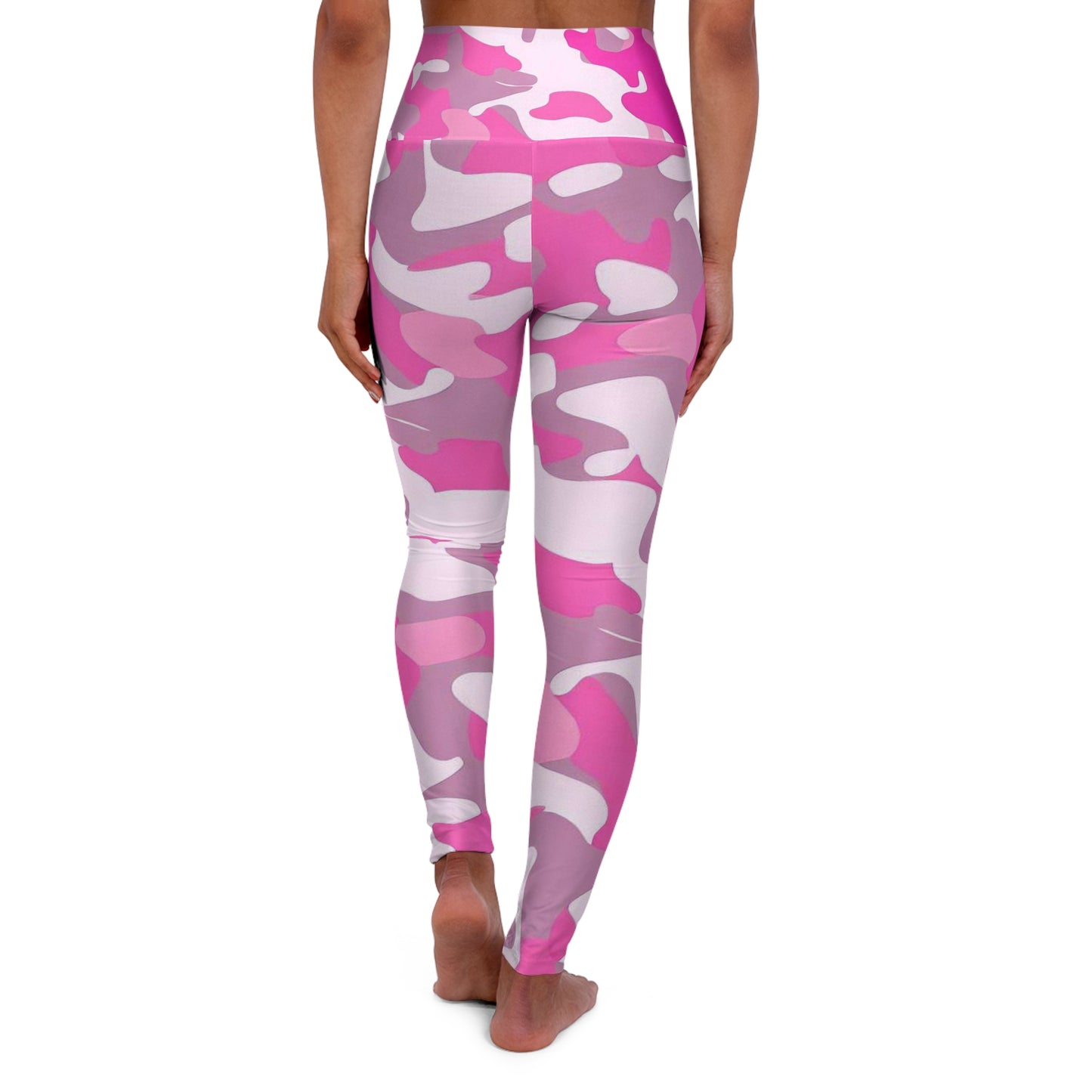 Women’s High‑Waisted Graphic Yoga Pants – 100% Polyester – Skinny Fit – “Pants 001”