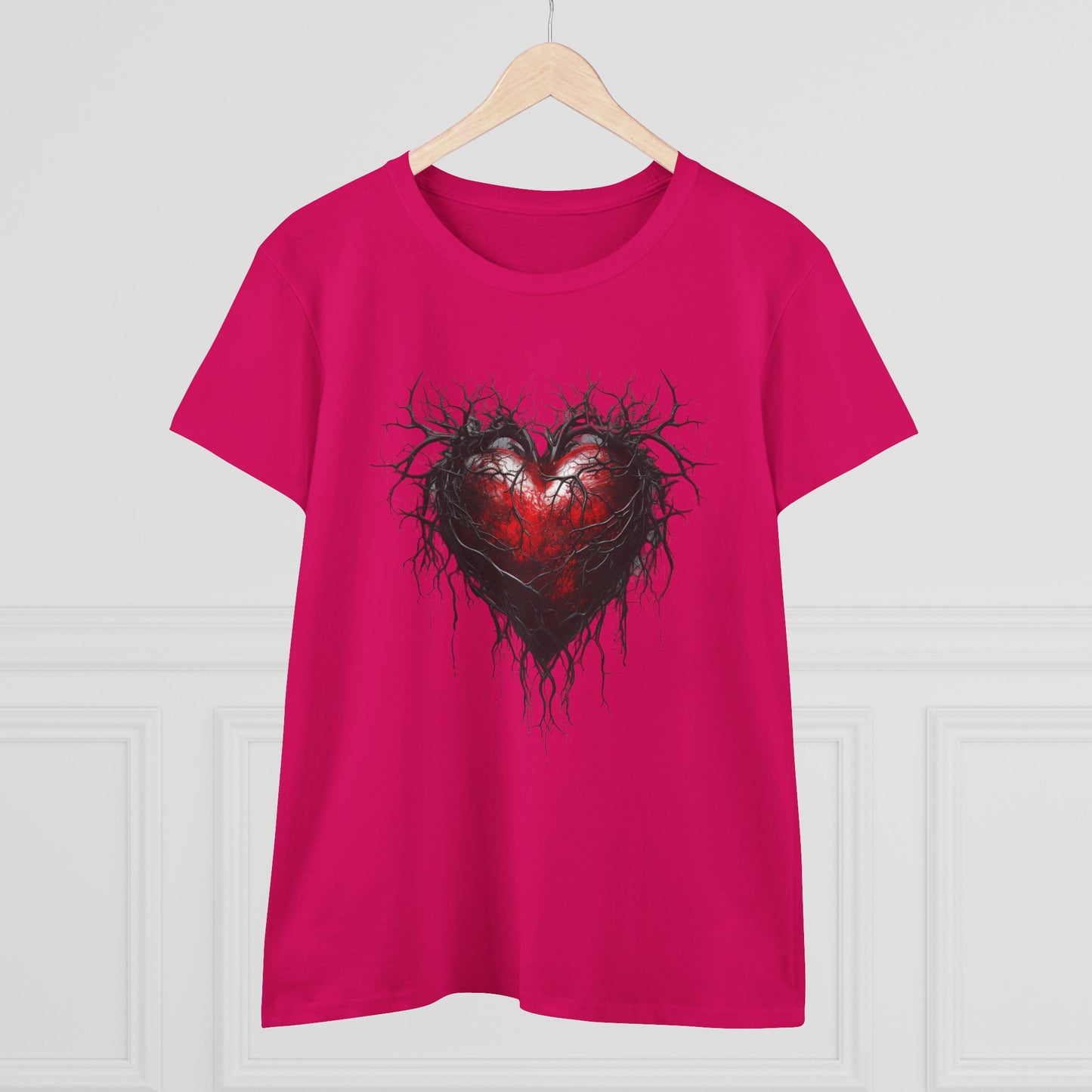 Women’s Graphic Midweight Tee – 100% Cotton – Semi‑Fitted – “Tee 005”
