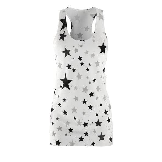 Women’s Graphic Cut & Sew Racerback Dress – 100% Polyester – “Racer 023”