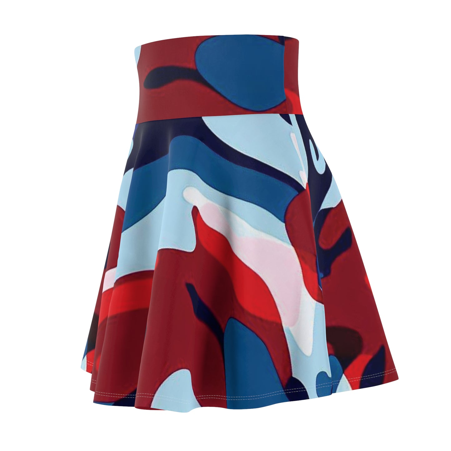 Women’s Graphic Skater Skirt – 95% Polyester / 5% Spandex – Versatile Fit – “Skirt 004”