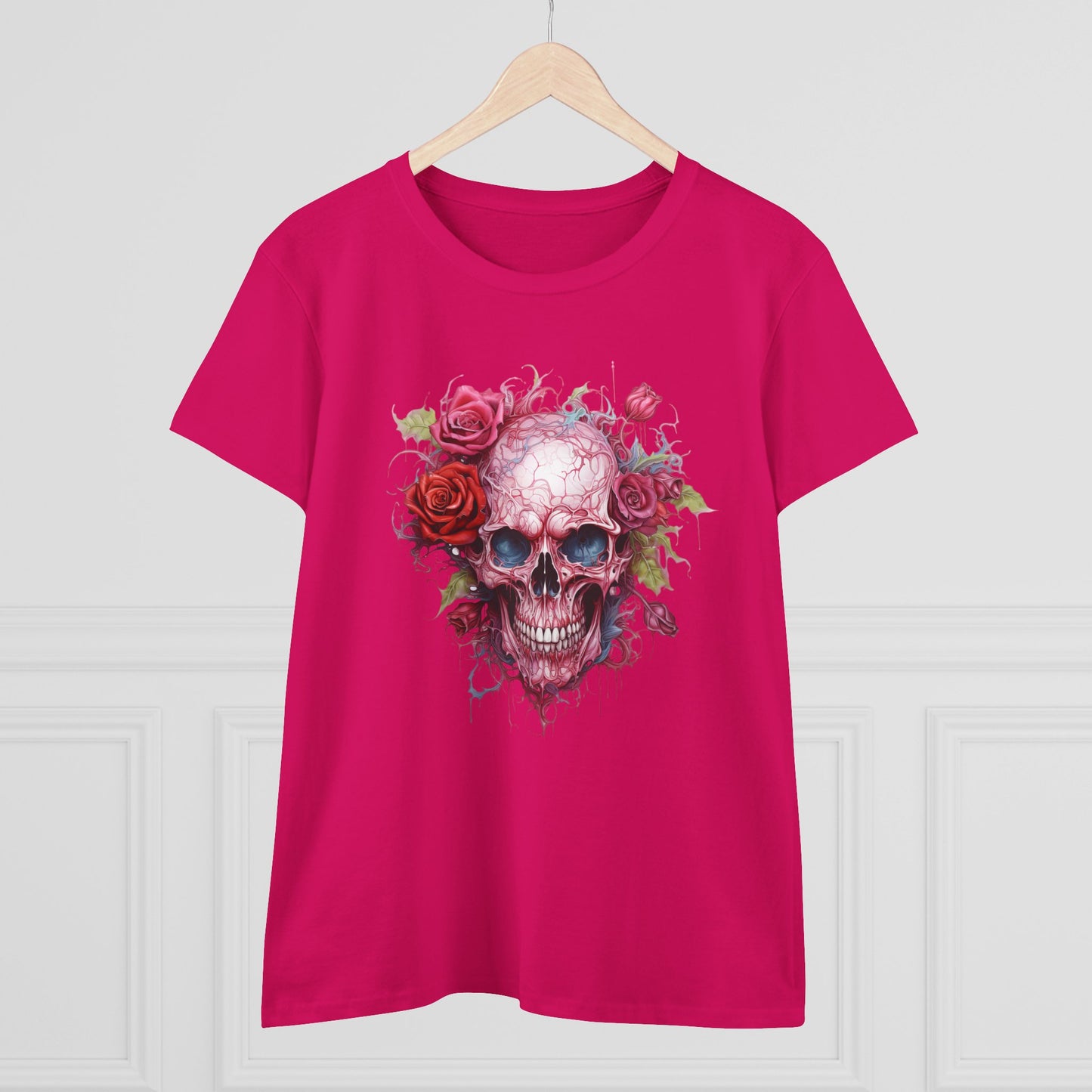 Women’s Graphic Midweight Tee – 100% Cotton – Semi‑Fitted – “Tee 006”